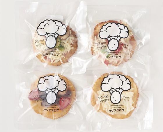 カリフラワーと米粉の生地のヘルシーピザ『カリフラピザ』の通販サイトがオープン！